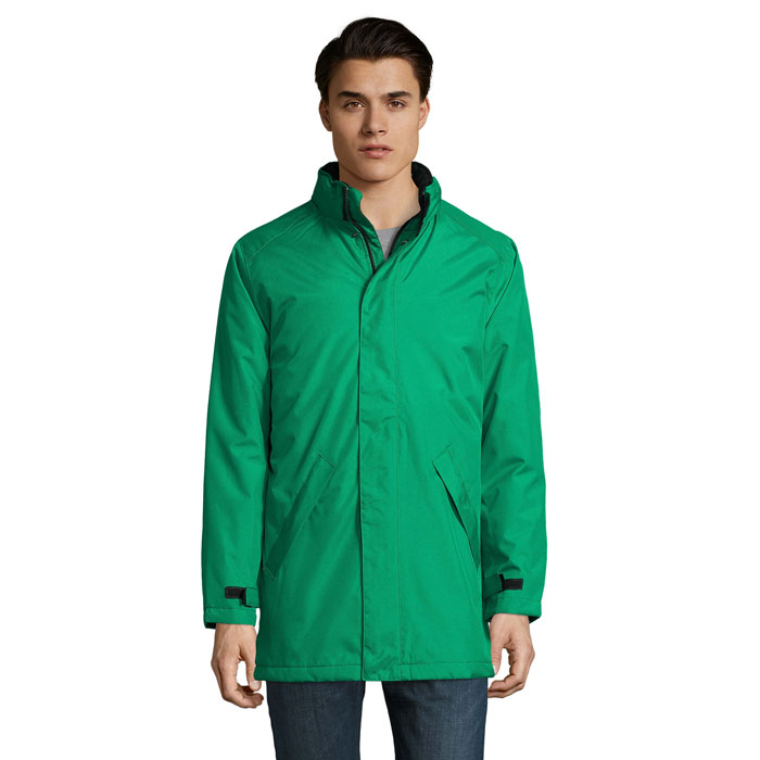 Parka personnalisable unisexe à doublure matelassée Robyn Vert Prairie